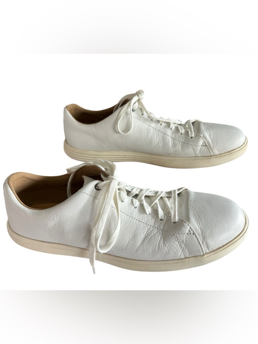 Cole Haan Grand Crosscourt ll Classic White Leather Sneakers Mens 10.5